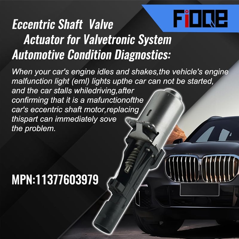 Fioqe Eccentric Shaft Valve Actuator for Valvetronic System 11377603979 11377599021 Fit for BMW N20 N55 S55 X1 X3 X4 X5 135i 228i 335i 428i 435i 528i 535i 640i 740Li 2010 2011 2012 2013 2014 2015 2016 - Image 4